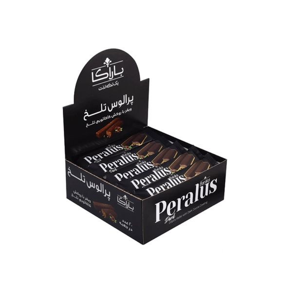 ویفر پرالوس با روکش شکلات دارک باراکا - 35 گرم بسته 20 عددی