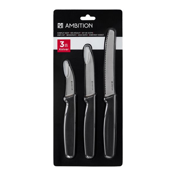 ست چاقوی آشپزخانه 3 پارچه امبیشن مدل KNIVER3PCS کد 5083