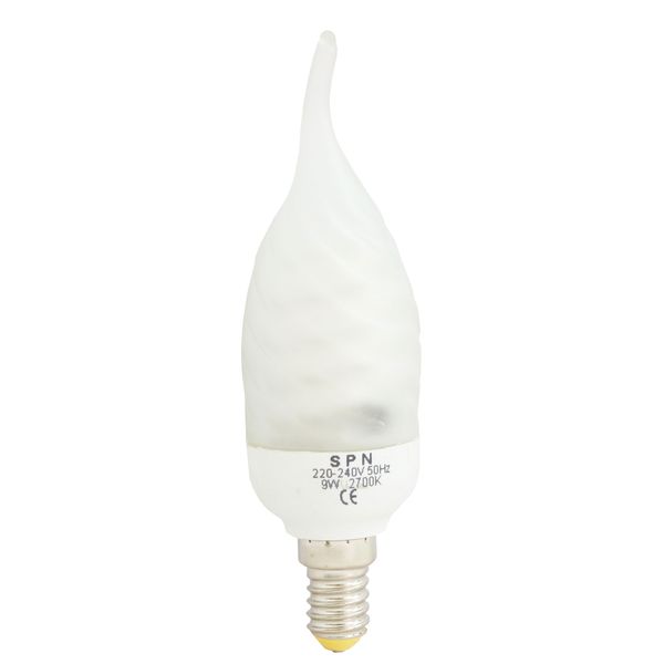لامپ کم مصرف 9 وات اس پی ان کد SKI21 پایه E14