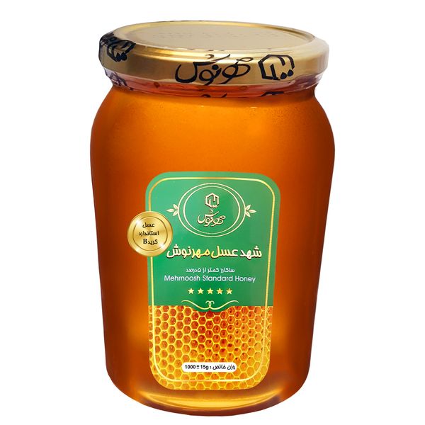 عسل طبیعی استاندارد مهرنوش - 1 کیلوگرم