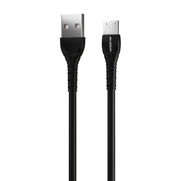 کابل تبدیل USB به microUSB کینگ استار مدل K101A طول 1.1 متر 