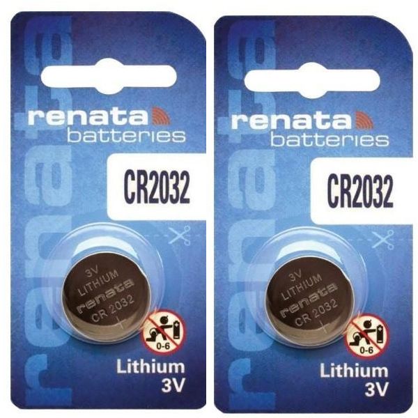 باتری سکه ای رناتا مدل CR2032 بسته 2 عددی