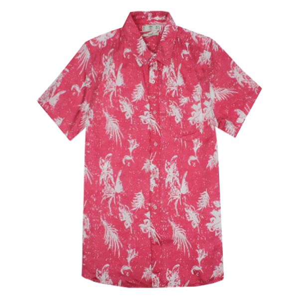 پیراهن آستین کوتاه مردانه مانگو مدل hawaii-P