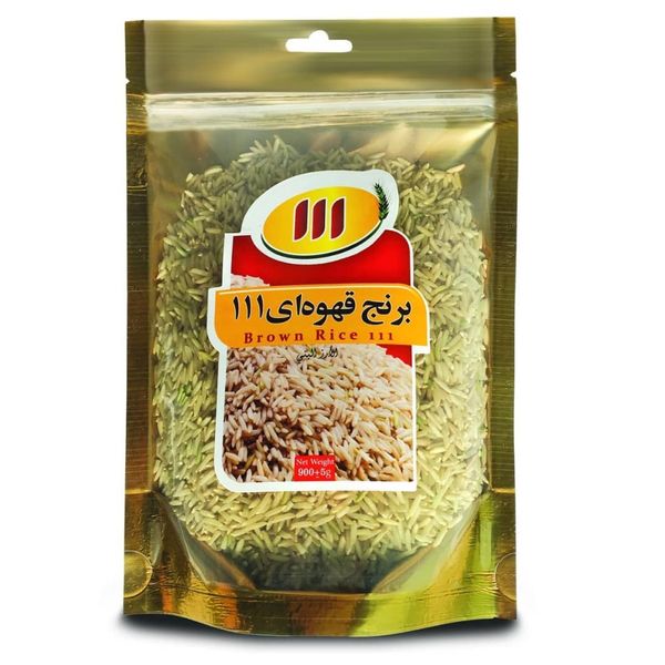 برنج قهوه ای ایرانی 111 - 900 گرم