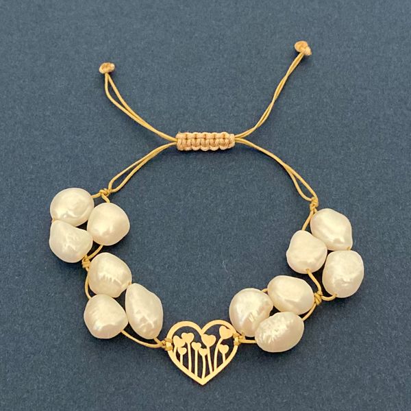 دستبند طلا عیار 18 زنانه الماسین آذر مدل GHAL03