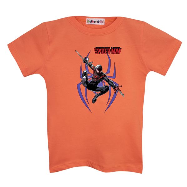 تی شرت آستین کوتاه پسرانه مدل مرد عنکبوتی کد ۲۶