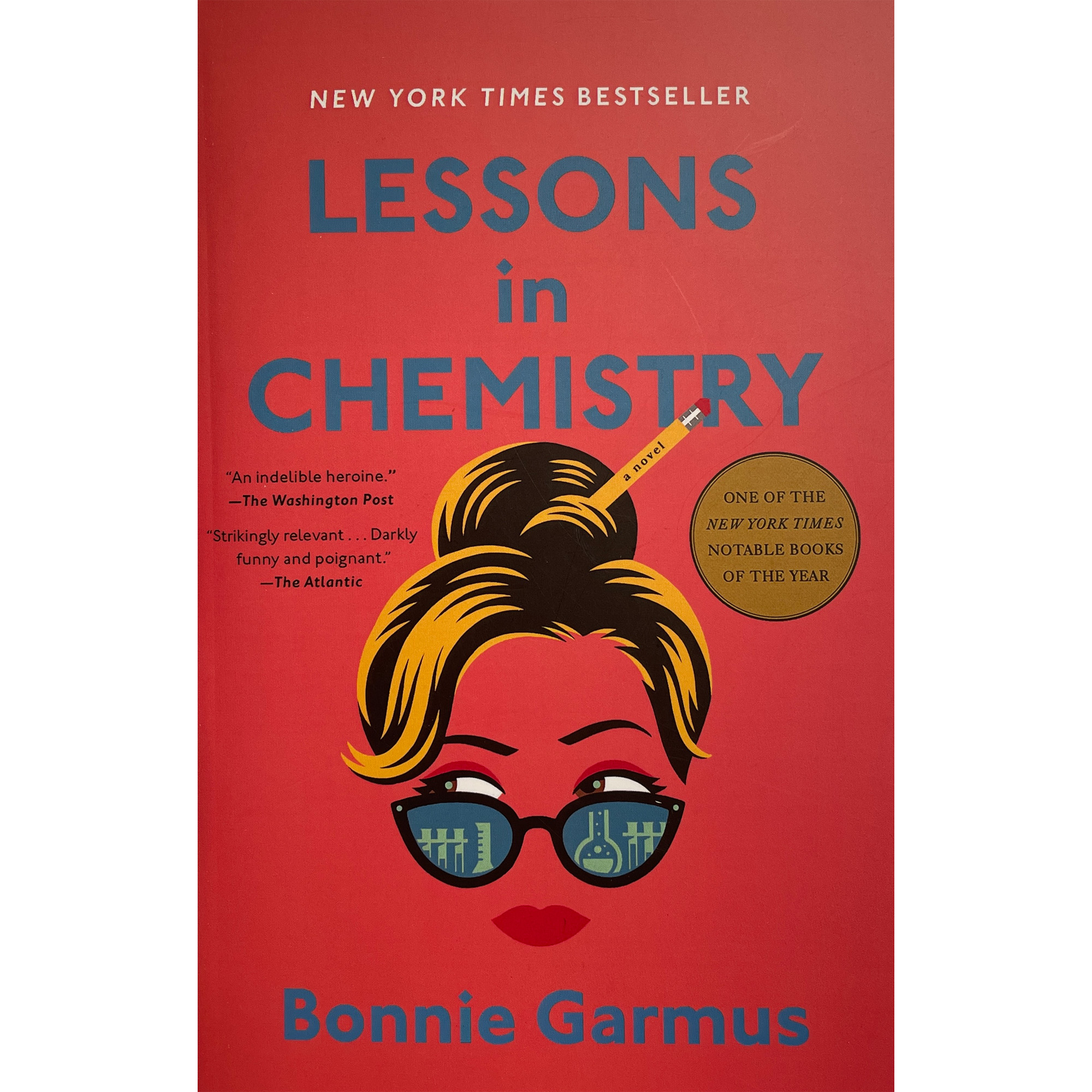 کتاب lessons in chemistry اثر Bonnie Garmus انتشارات معیار علم