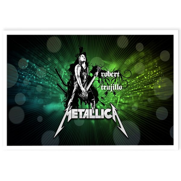 تابلو نوری بکلیت طرح گروه متالیکا Metallica مدل W-s166