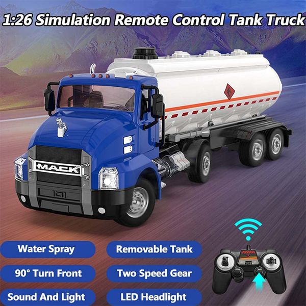 ماشین بازی کنترلی دبل ای مدل Mack Tanker Truck E582-003
