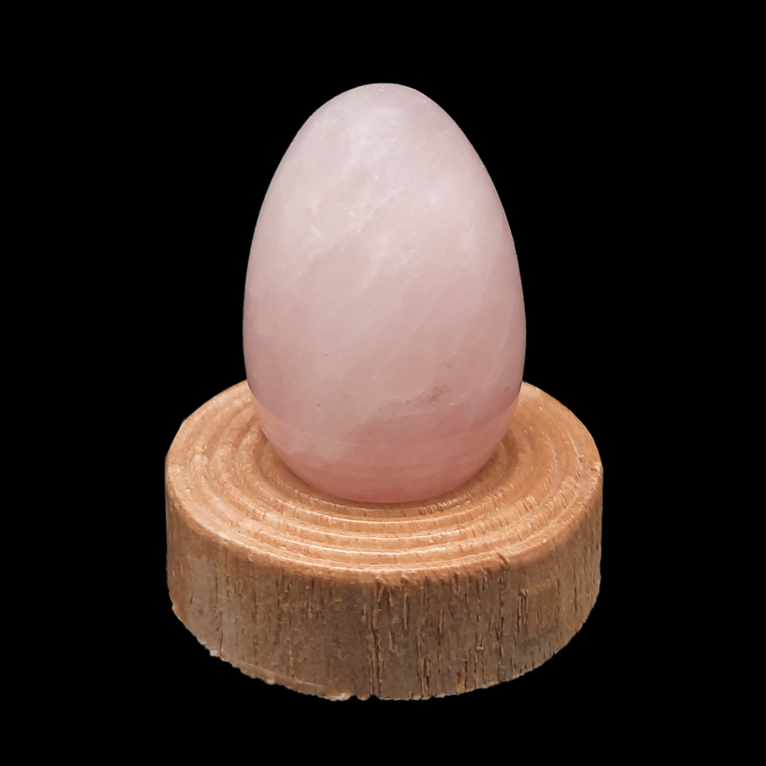 سنگ راف مدل تخم مرغ رز کوارتز کد 6-100