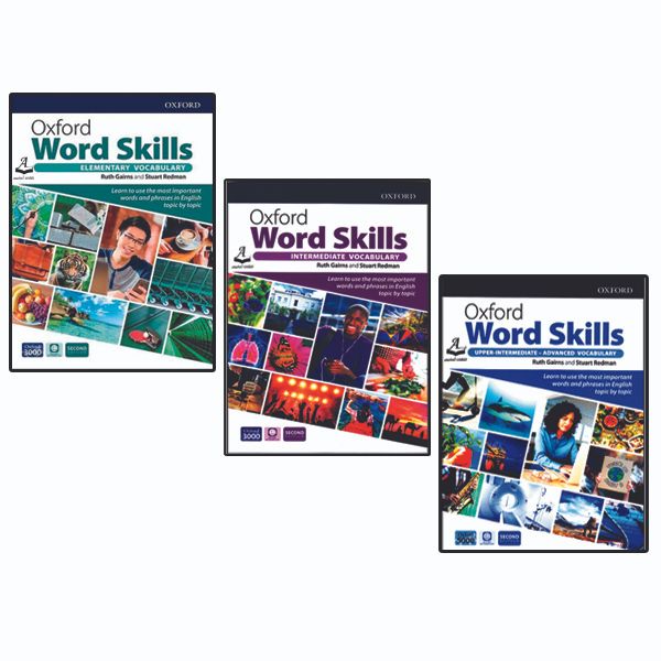 کتاب Oxford Word Skills Second Edition اثر Ruth Gairns And Stuart Redman انتشارات آرماندیس سه جلدی