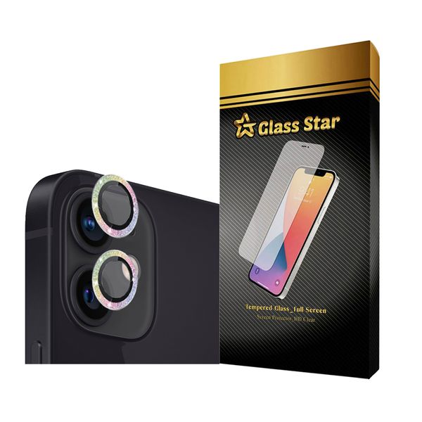 محافظ لنز دوربین گلس استار مدل AKLILLENS مناسب برای گوشی موبایل اپل iPhone 12 / 12 mini / 11