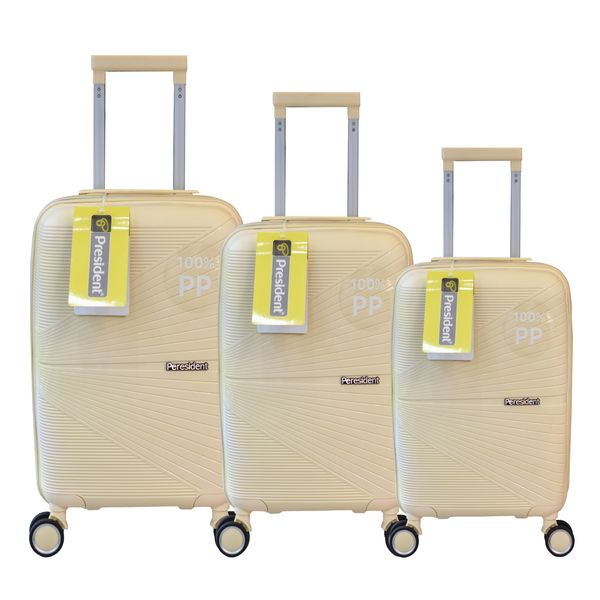 مجموعه سه عددی چمدان پرزیدنت مدل آزادی