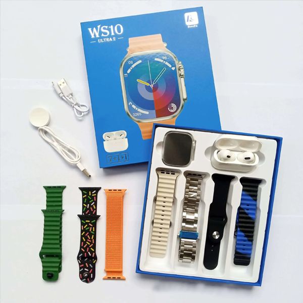 ساعت هوشمند مدل WS10 Ultra2 به همراه هندزفری بلوتوثی