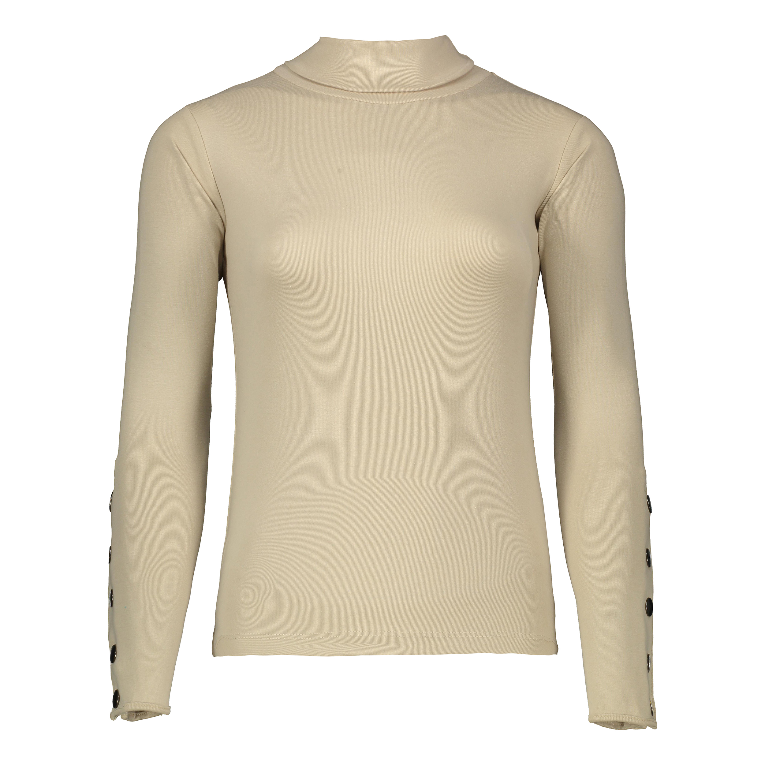 تی شرت یقه اسکی زنانه زانتوس مدل 14456-07 رنگ کرم