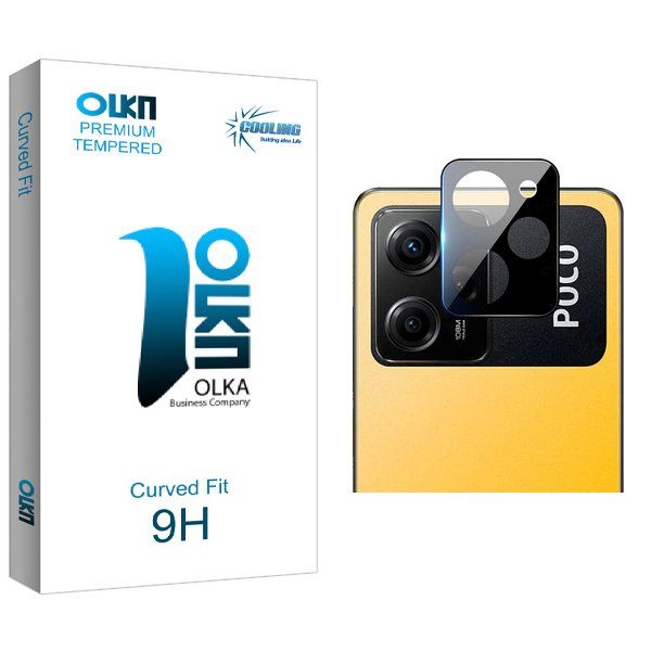 محافظ لنز گوشی کولینگ مدل Olka 3D مناسب برای گوشی موبایل شیائومی Poco X5 Pro