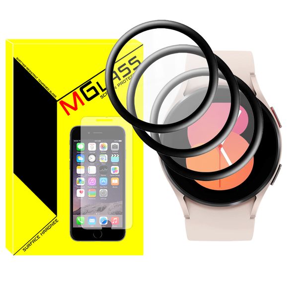 محافظ صفحه نمایش نانو ام‌گلس مدل NMG مناسب برای ساعت هوشمند سامسونگ Galaxy Watch 5 40mm بسته سه عددی