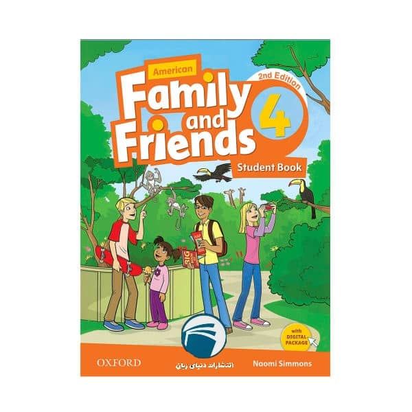 کتاب American Family and Friends 4 Second Edition اثر Naomi Simmons انتشارات دنیای زبان