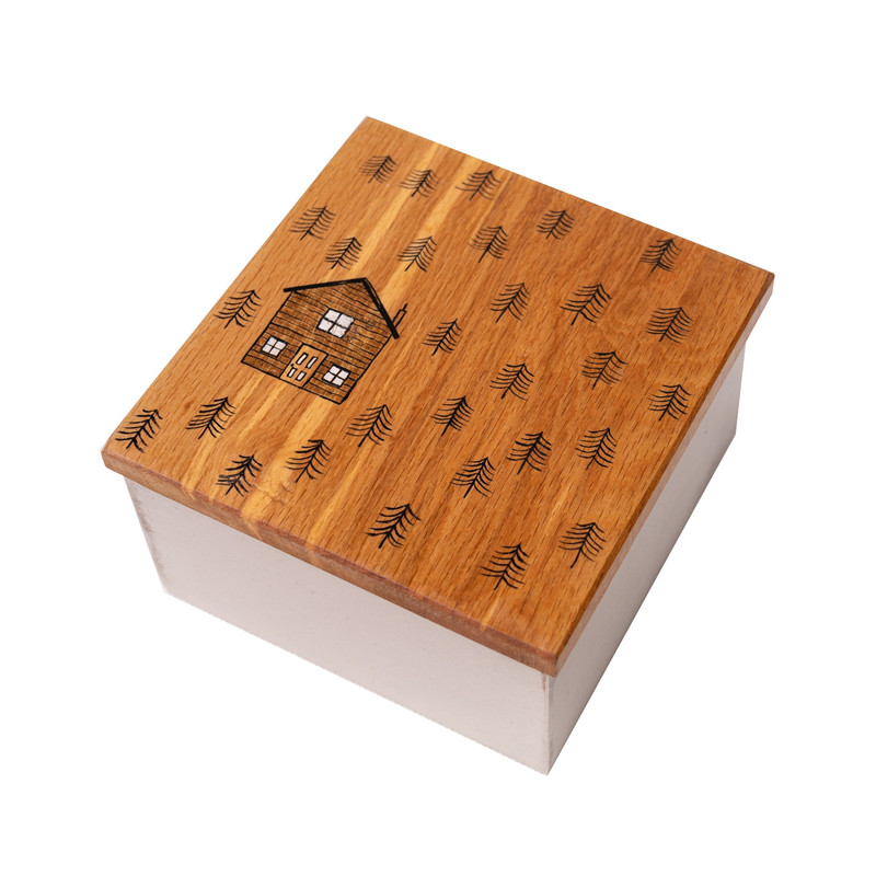 جعبه هدیه مدل کلبه چوبی