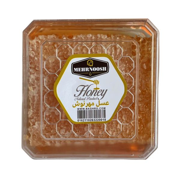 عسل طبیعی چهل گیاه با موم مهرنوش -500 گرم