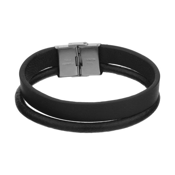 دستبند مردانه چرم لانکا مدل bbm-29m