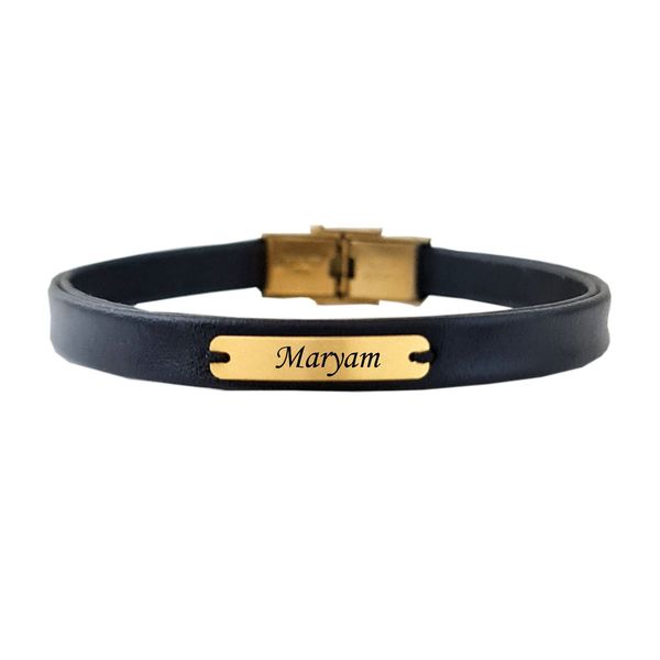 دستبند طلا 18 عیار زنانه لیردا مدل اسم مریم