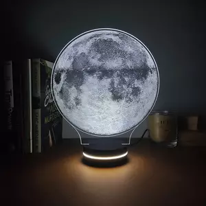 چراغ خواب مدل سه بعدی طرح ماه