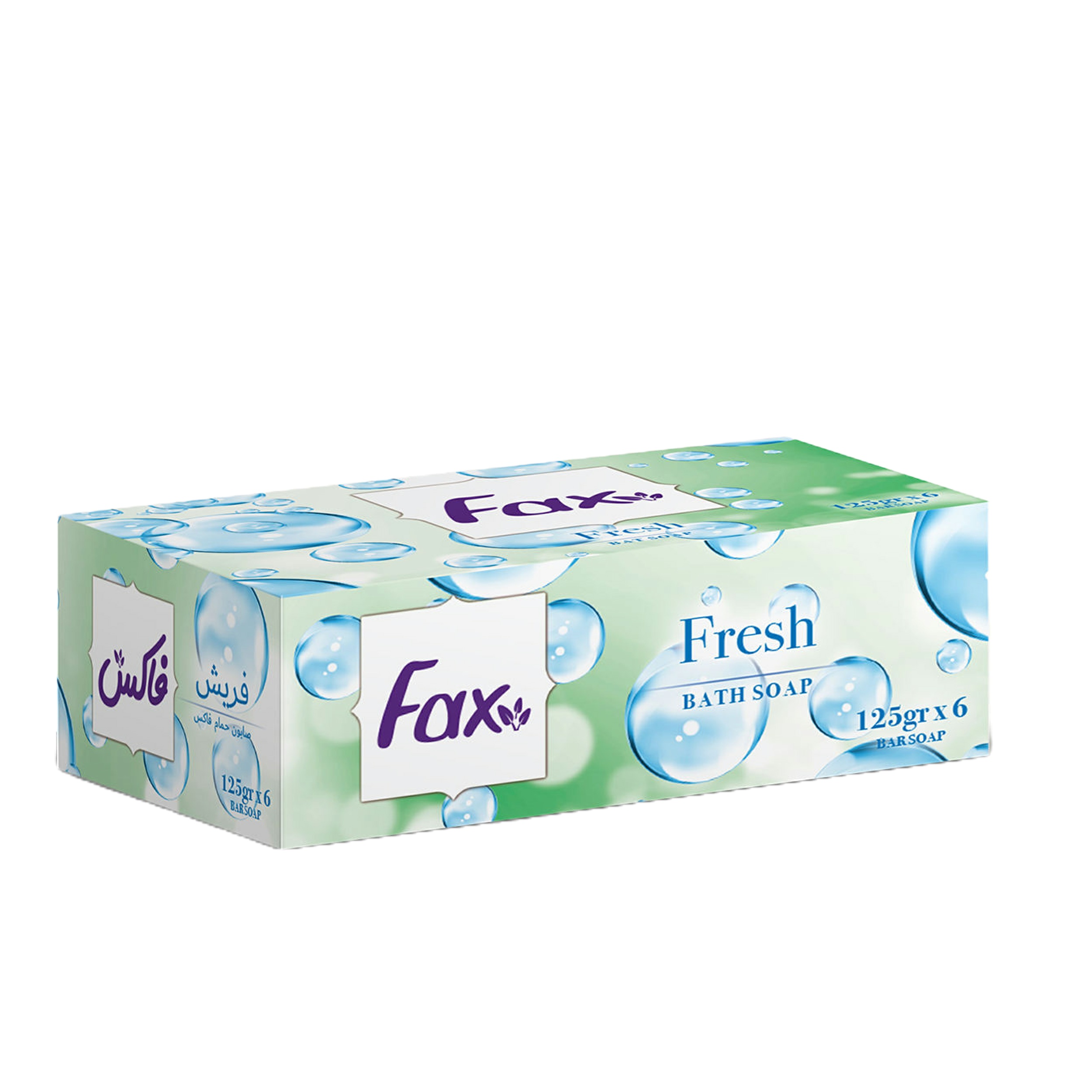 صابون شستشو فاکس مدل Fresh وزن 125 گرم مجموعه 2 عددی