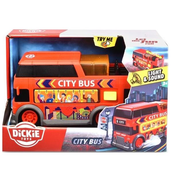 ماشین بازی دیکی تویز مدل اتوبوس شهری