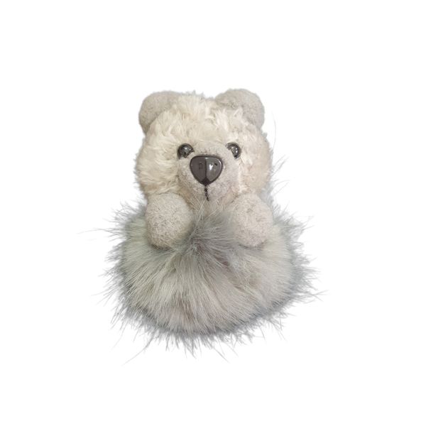 آویز عروسکی مدل خرس پوم پوم 