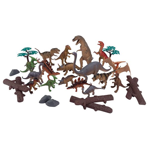 فیگور حیوانات انیمال پلنت مدل Dinosaurs کد D6811 مجموعه 28 عددی