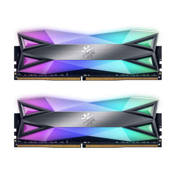 رم دسکتاپ DDR4 دو کاناله 3600 مگاهرتز CL18 ای دیتا ایکس پی جی مدل SPECTRIX D60G RGB ظرفیت 32 گیگابایت