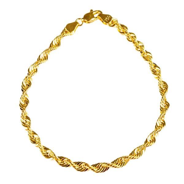 دستبند طلا 18 عیار زنانه آلند مدل BZ2