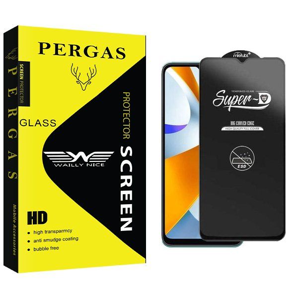 محافظ صفحه نمایش وایلی نایس مدل Pergas Superd_ESD مناسب برای گوشی موبایل شیائومی Poco C40