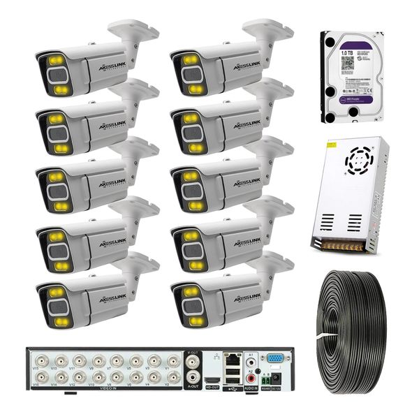 سیستم امنیتی مدل FULL KIT AHD 10 CCTV -