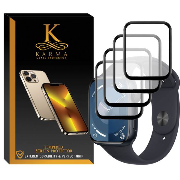 محافظ صفحه نمایش کارما مدل KA-PM مناسب برای اپل واچ series 9 45mm بسته چهار عددی