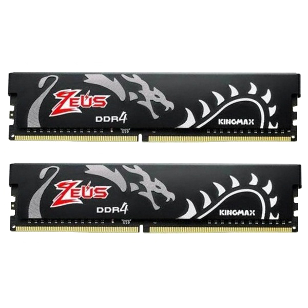 رم دسکتاپ DDR4 دو کاناله 3200 مگاهرتز CL16 کینگ مکس مدل Zeus Dragon ظرفیت 32 گیگابایت