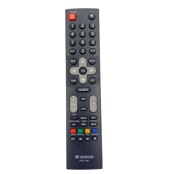 ریموت کنترل تلویزیون اسنوا مدل ak89762456