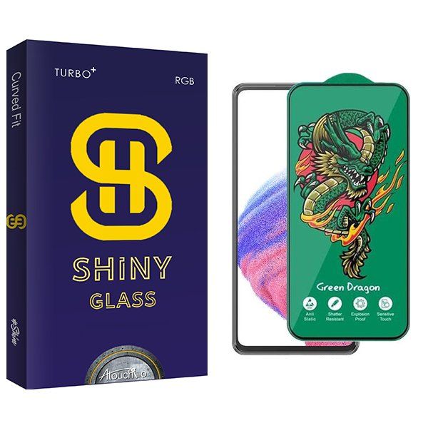 محافظ صفحه نمایش آتوچبو مدل Shiny Green_Dragon مناسب برای گوشی موبایل سامسونگ Galaxy A53 5G