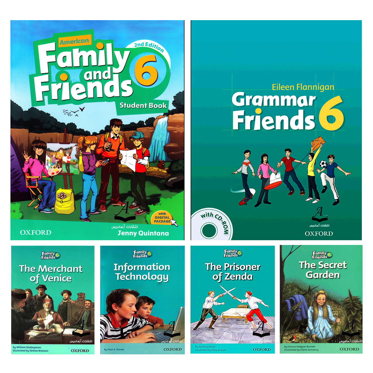 کتاب Family and Friends 6 اثر جمعی از نویسندگان انتشارات آرماندیس شش جلدی