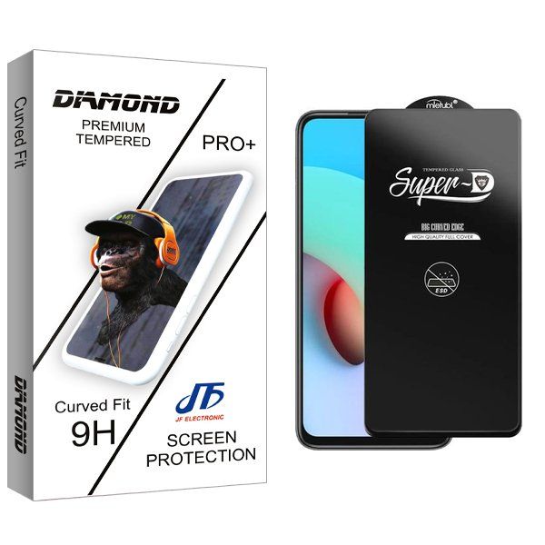 محافظ صفحه نمایش جی اف مدل Diamond SuperD_ESD مناسب برای گوشی موبایل شیائومی Redmi 10
