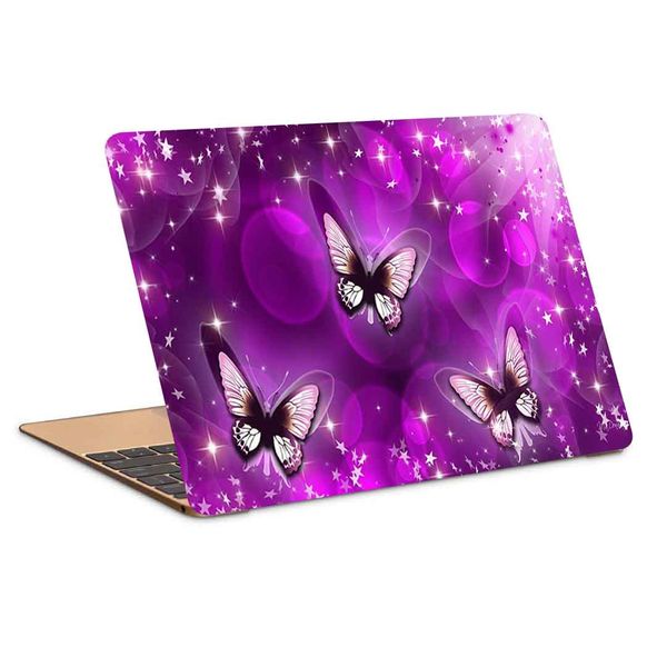 استیکر لپ تاپ طرح Butterflies-31کد P-697 مناسب برای لپ تاپ 15.6 اینچ