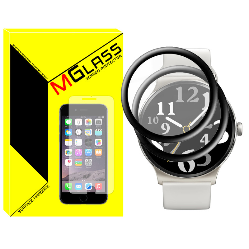 محافظ صفحه نمایش نانو ام‌گلس مدل Pmma-MG مناسب برای ساعت هوشمند هایلو Solar Lite بسته دو عددی