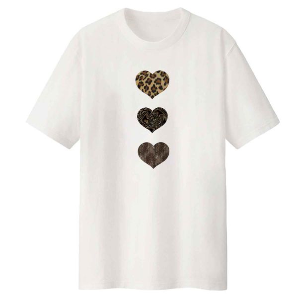 تی شرت لانگ آستین کوتاه  زنانه مدل قلب کد LL521 S