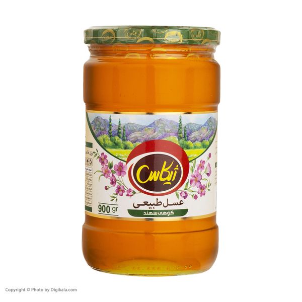 عسل کوهی سهند طبیعی ژیکاس - 900 گرم 