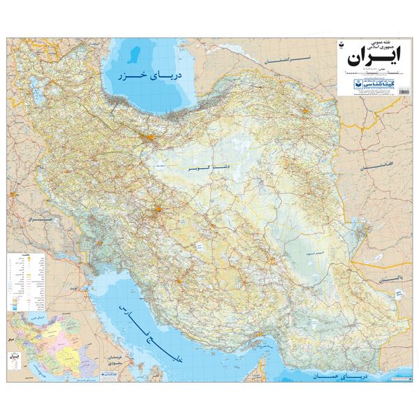 نقشه گیتاشناسی مدل عمومی راههای ایران کد 450