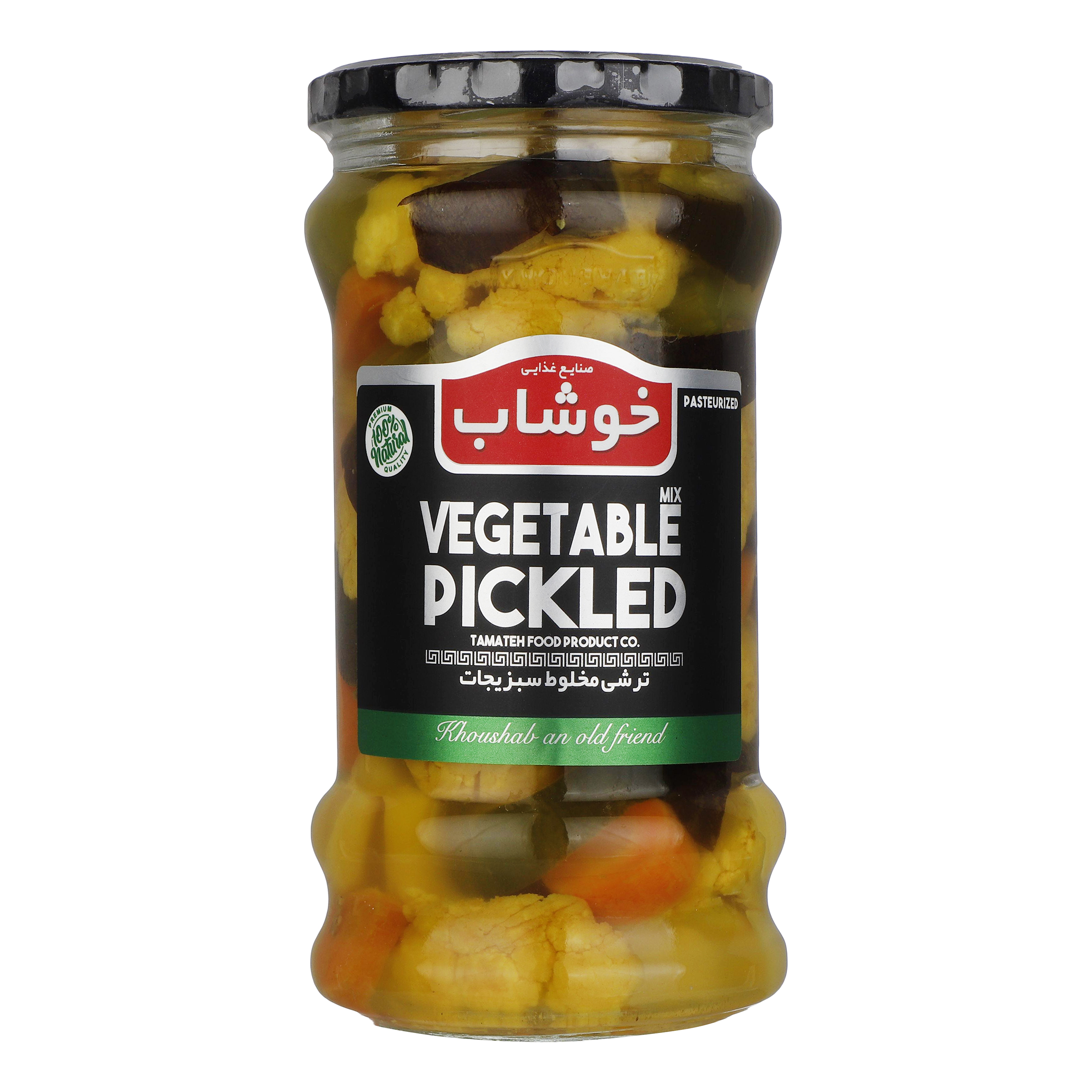 ترشی مخلوط سبزیجات خوشاب - 580 گرم 