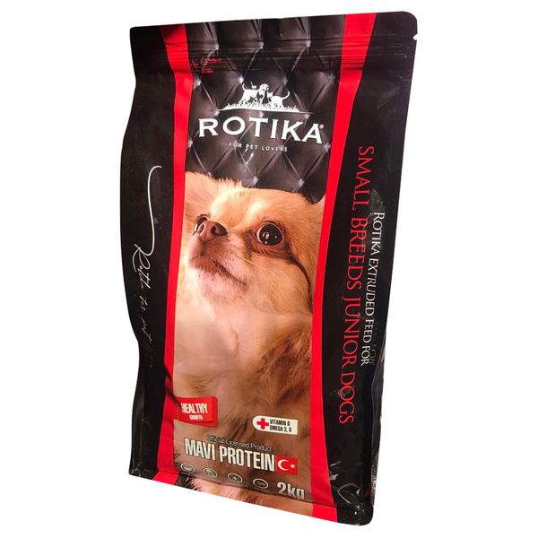 غذای خشک سگ روتیکا مدل small breed junior dogs وزن 2 کیلوگرم