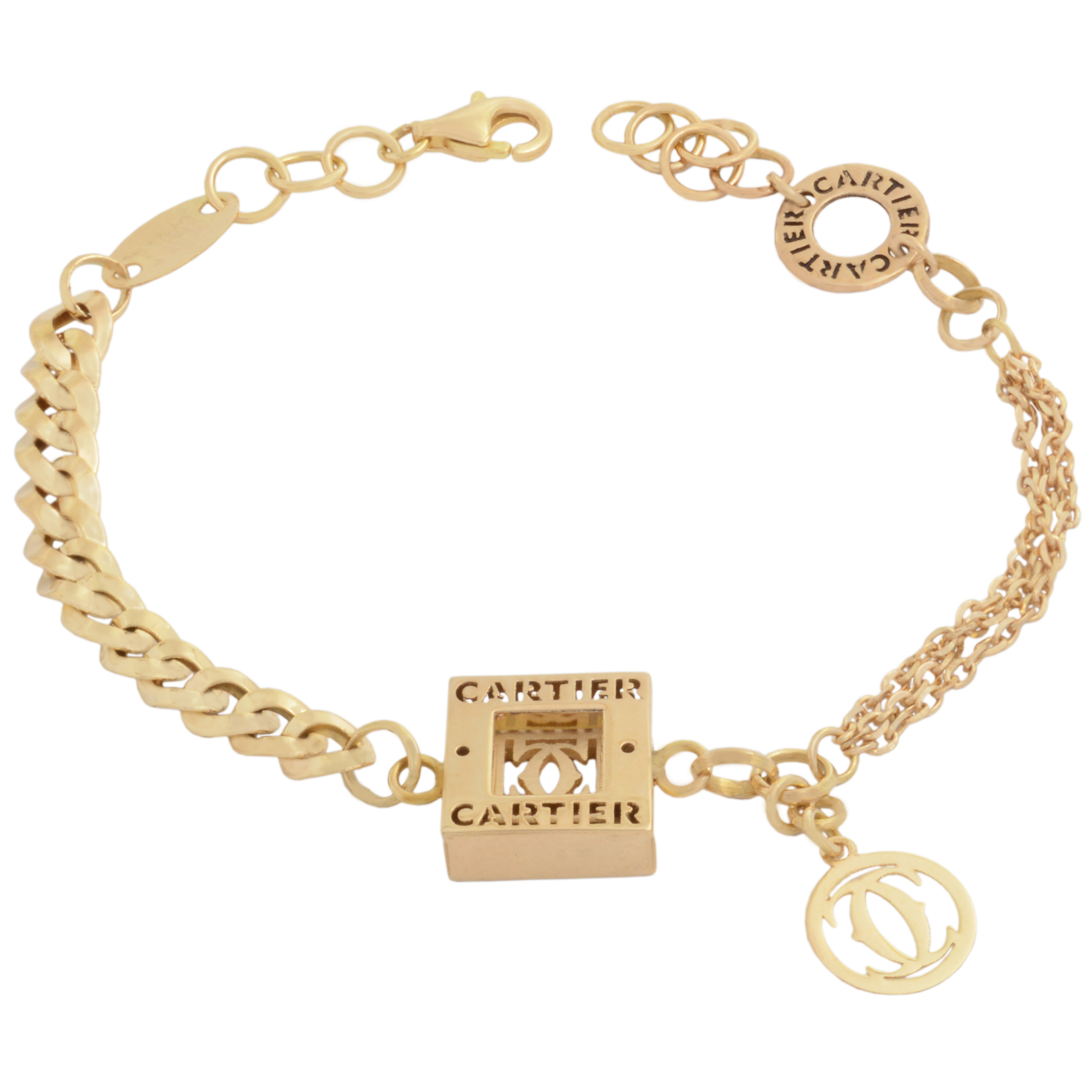 دستبند طلا 18 عیار زنانه طلای مستجابی کد CR805
