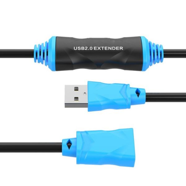 کابل افزایش طول USB 2.0 کی نت مدل BL طول 15 متر